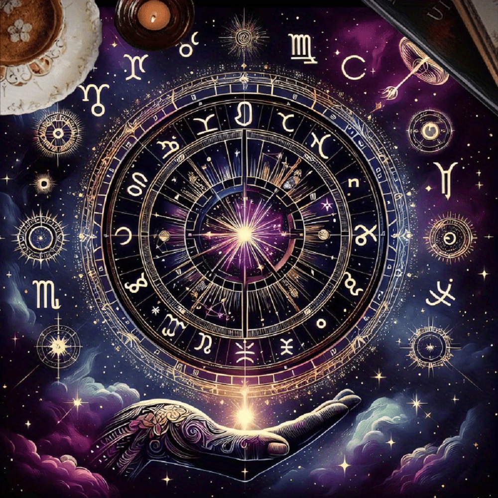 Zodiac Party Games - Цельная скатерть для гадания с картами