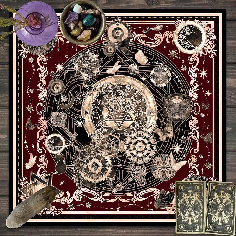 Zodiac Party Games - Ткань для таро с узором зодиака