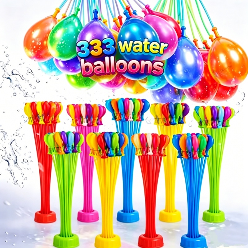 Party Games Bomb - 111 шт. летних водных бомбочек: быстрозаполняемые