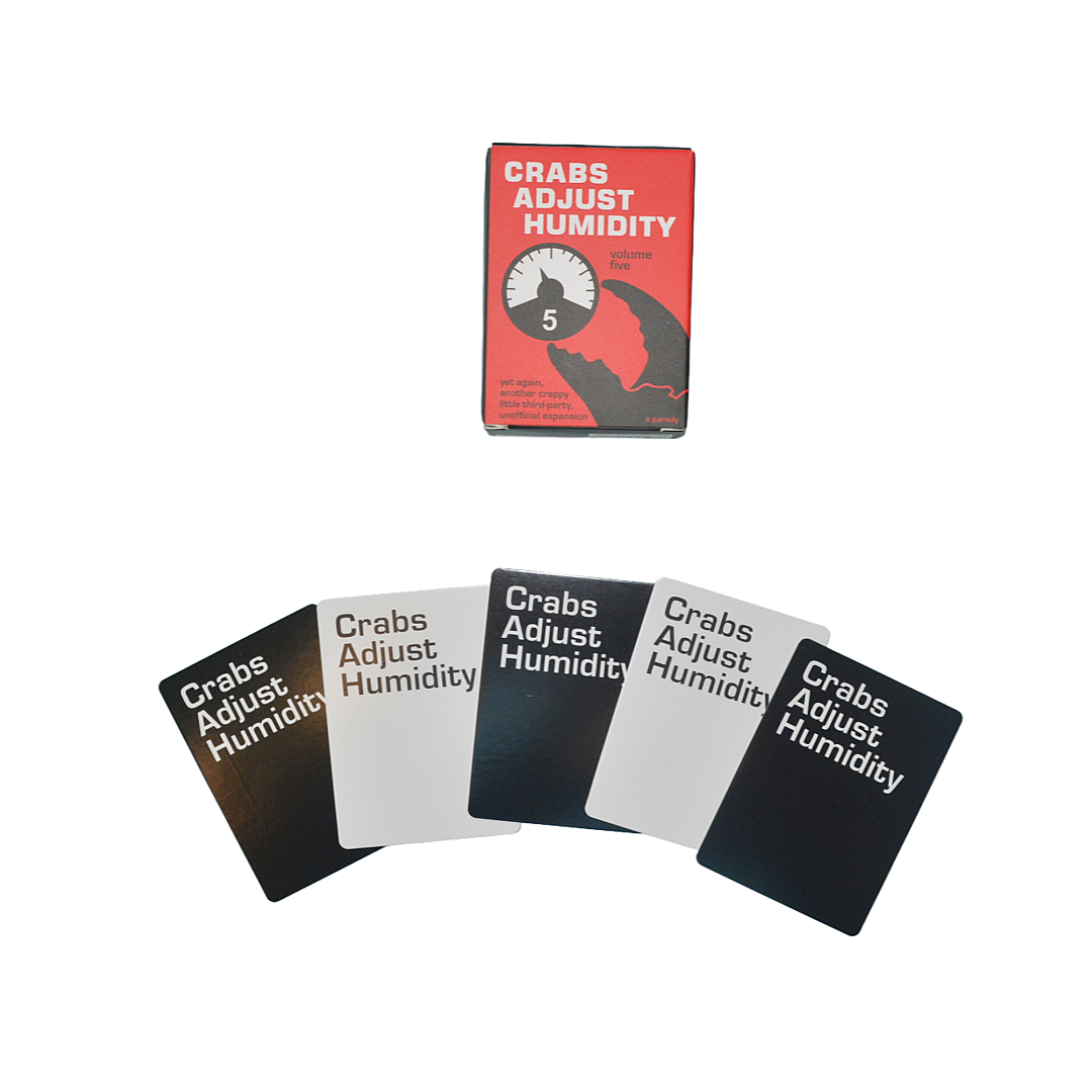 Party Games Console - 《Crabs Adjust Humidity》Карточная игра в английском