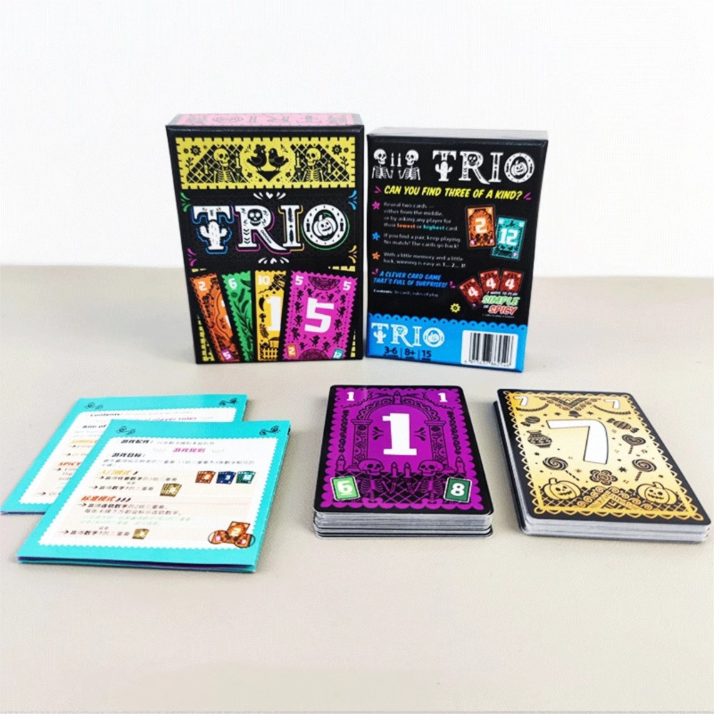 Party Games Entertainer - Стратегическая настольная карточная игра TRIO Fun