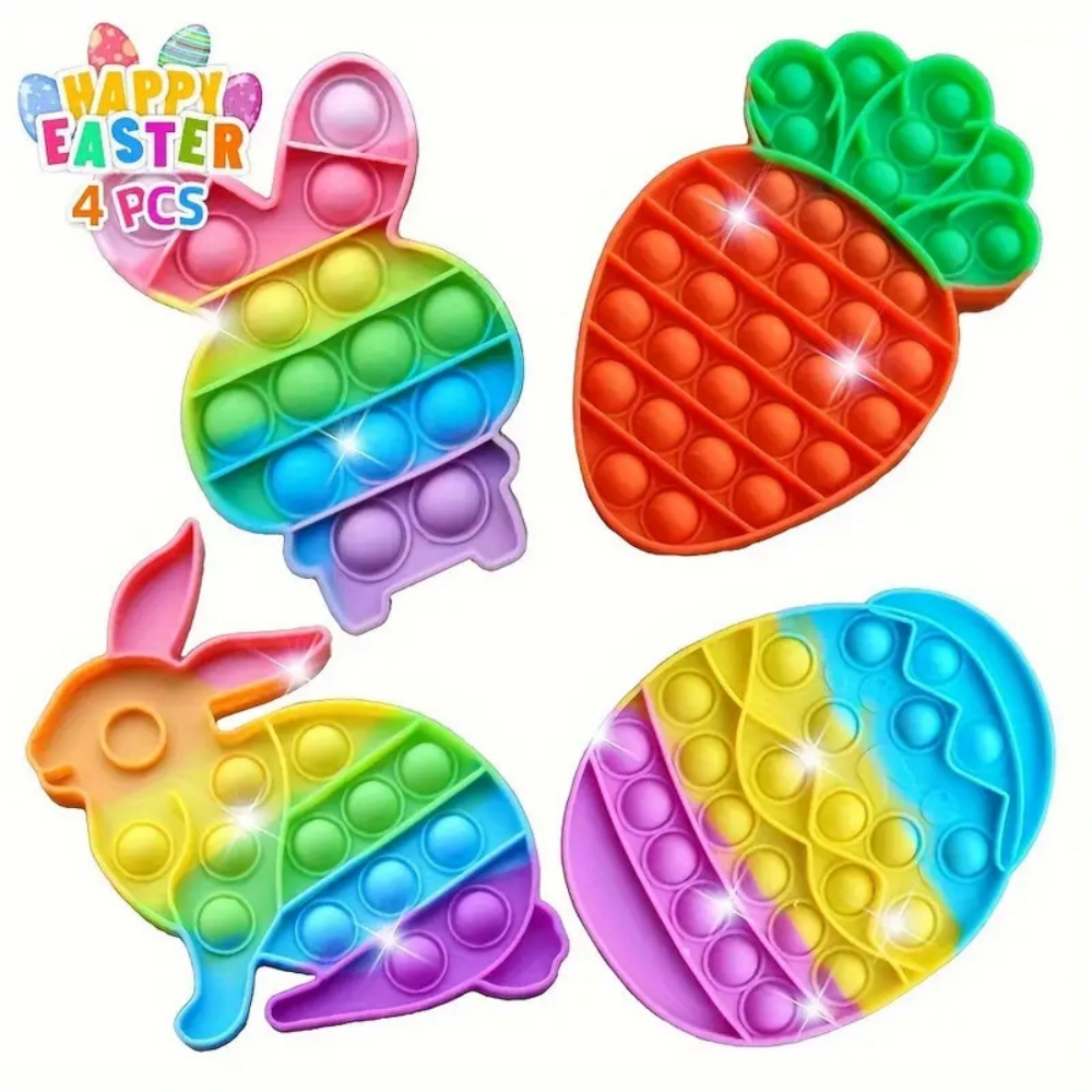Party Games Egg - Набор из 4 пасхальных кроликов, яйца,