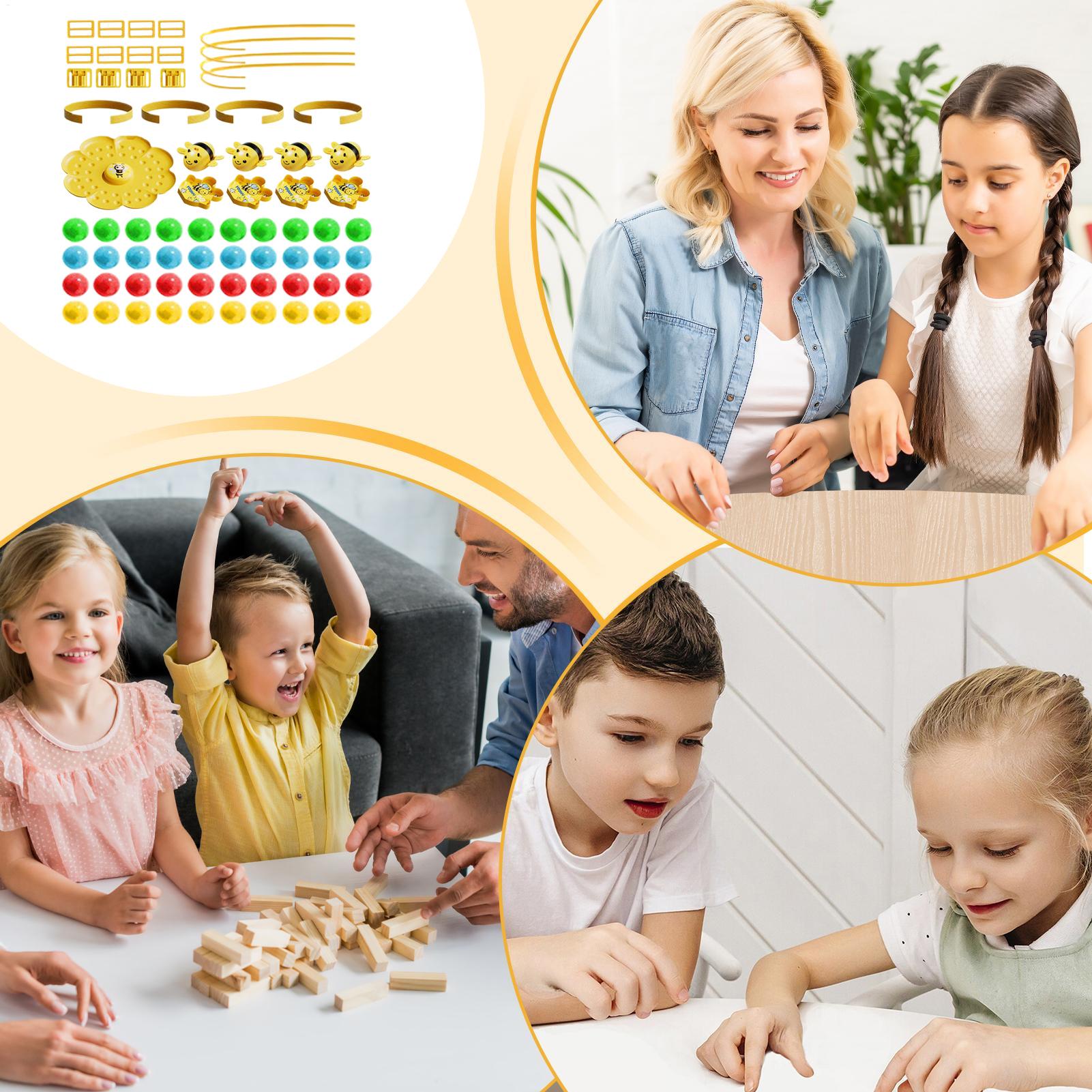 Party Games Adults Indoor - Игрушка-пчелка, развивающая забавная с повязкой на