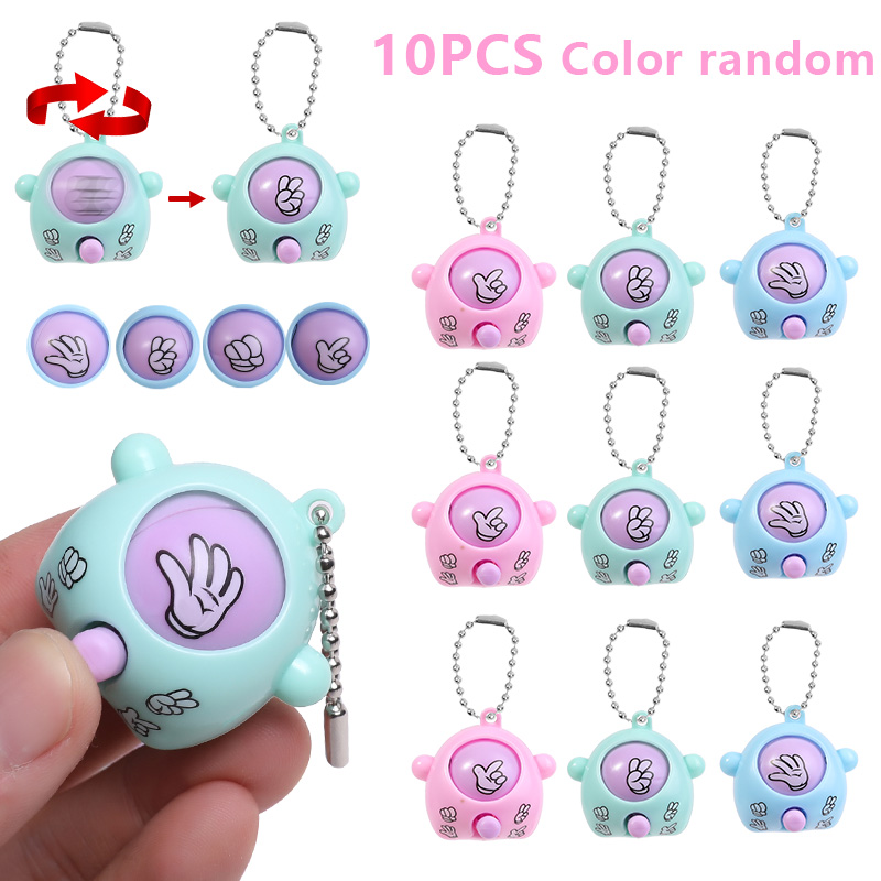 Party Games Egg - 10 шт., мини-рок, бумажные ножницы, яйцо,
