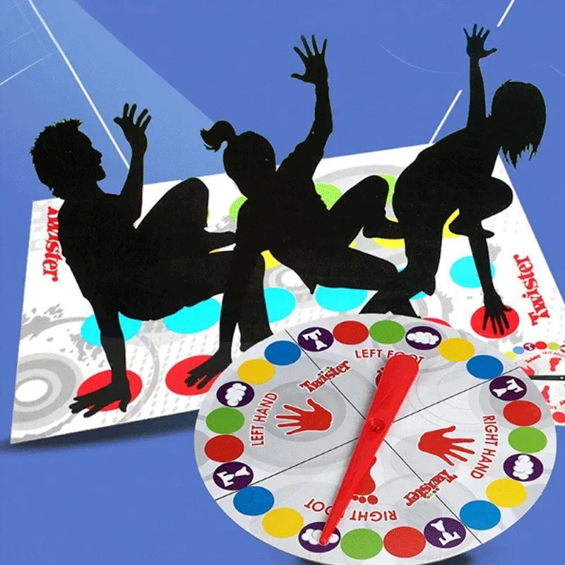 Party Games Adults Indoor - Танцевальный коврик в стиле Twister, семейная