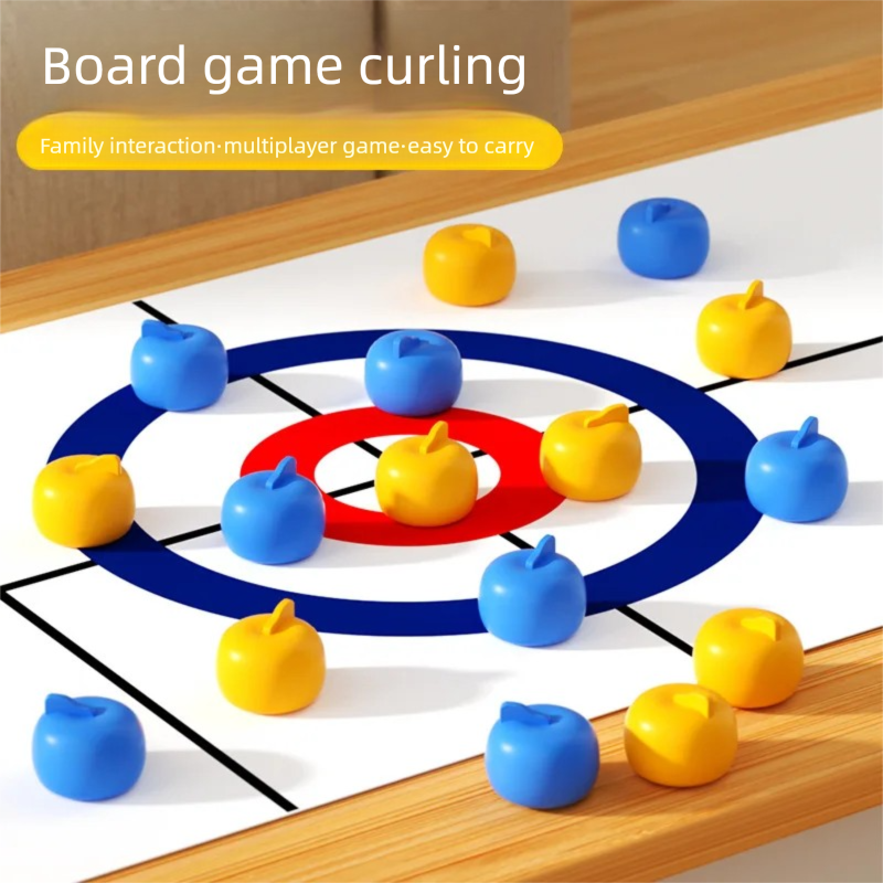 Мини-настольная игра в керлинг – обзор и цена Party Games Adults Indoor