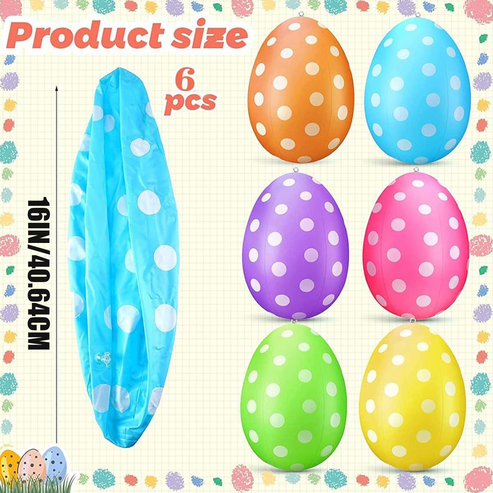 Надувные пасхальные яйца, 6 шт – обзор и цена Party Games Egg