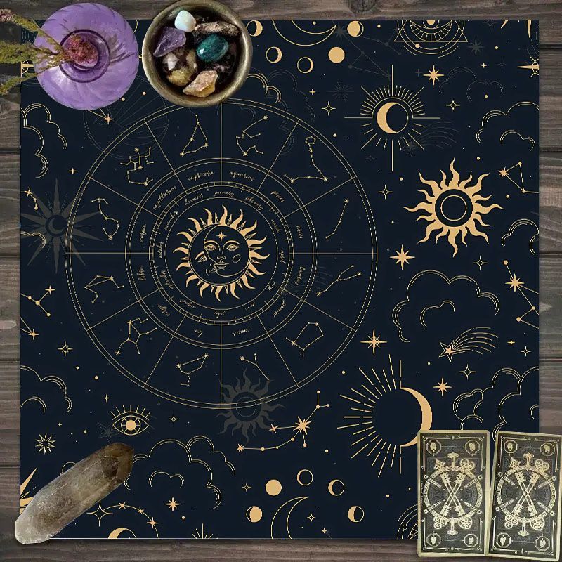 Ткань для таро с узором зодиак – обзор и цена Zodiac Party Games