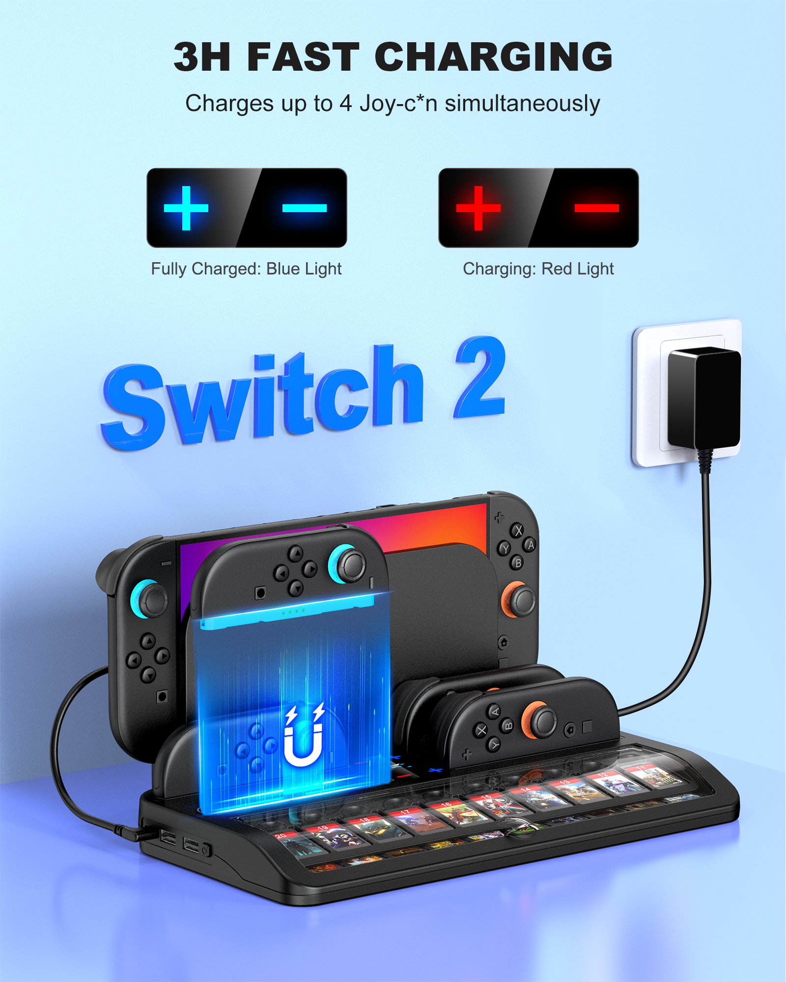 Зарядная док-станция BEBONCOOL – обзор и цена Party Games Nintendo Switch